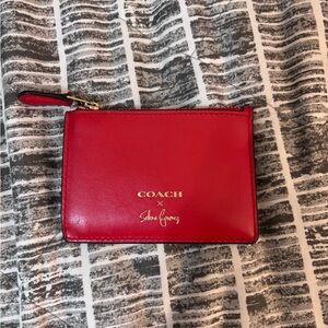 Coach x Selena Gomez Red wallet